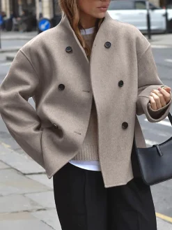 Oversized Button-Down Jacket