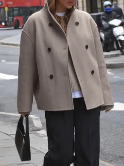 Oversized Button-Down Jacket