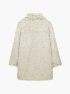 Oversized Fuzzy Women Faux Fur Coat