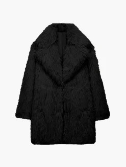 Oversized Fuzzy Women Faux Fur Coat
