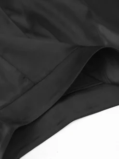 Oversized Satin Wide Leg Dress Pants
