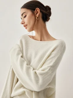 Oversized Sweater Two Piece Skirt Set