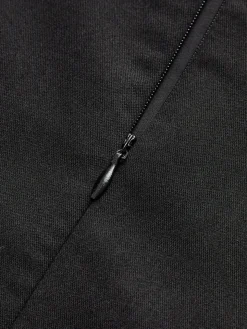 Paneled Rhinestone Bow Short Dress