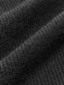 Patchwork V-neck Button Sweater
