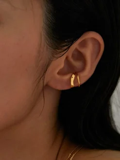 1pc Irregular Double Layer Hoop Ear Clip
