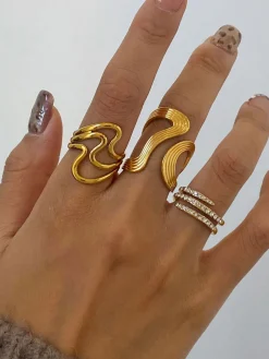1pc Irregular Open Ring
