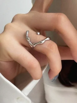 1pc Minimalist Crescent Moon Ring