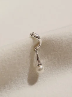 1pc Pearl Drop Ear Cuff