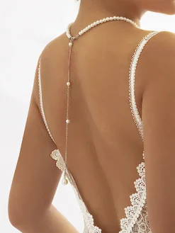 Pearl Beaded Tassel Necklace