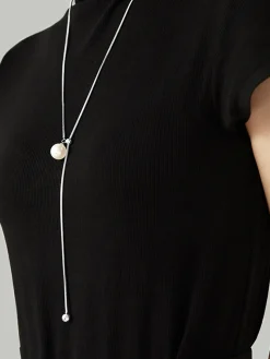 Pearl Lariat Y-Shape Necklace