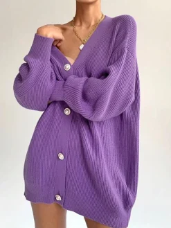 Pearl Of Joy Oversized Cardigan