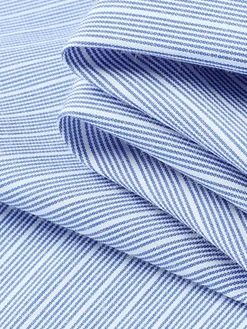 Pinstripe Drawstring Wide-Leg Pants
