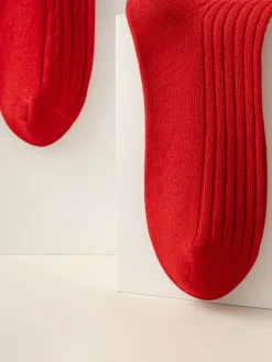 Pinstripe Mid-Calf Socks