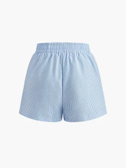 Pinstripe Thin Shorts