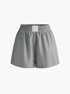 Pinstripe Thin Shorts