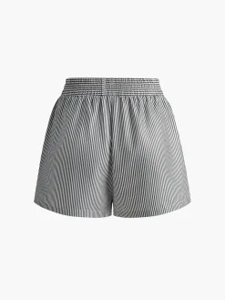 Pinstripe Thin Shorts