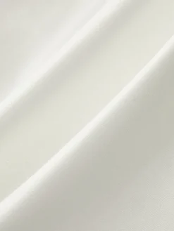 Piping Pleated Zipper Dress