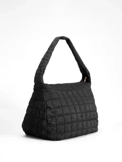 Plaid Large Puffer Shoulder Cloud Bag