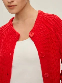 Plain Button Down Cardigan