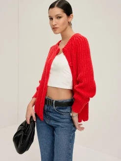 Plain Button Down Cardigan
