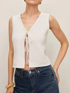 Plain Crochet Split Vest