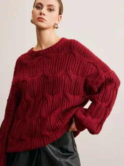 Plain Draped Pullover Sweater