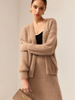 Plain Fuzzy Cozy Sweater Co-ords