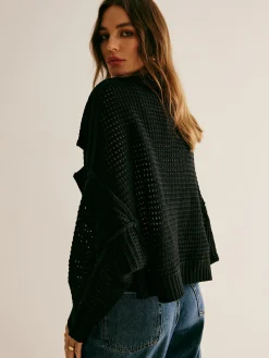 Plain Hollow Versatile Cardigan
