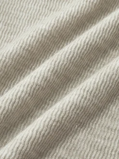 Plain Pleated Draped Knit Top