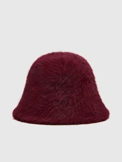 Plain Rabbit Fur Bucket Hat