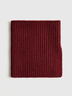 Plain Turtleneck Split Windproof Scarf