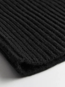 Plain Turtleneck Split Windproof Scarf