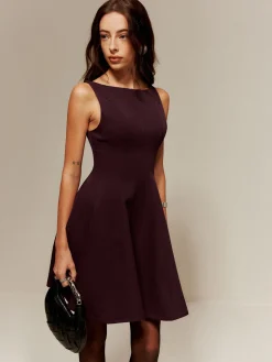 Pleated Pockets Tank Short Dress