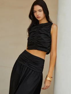 Pleated Skirt Set