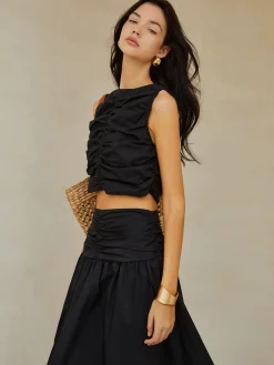 Pleated Skirt Set