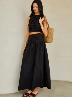 Pleated Skirt Set