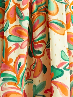 Print Backless Cami Short Dress