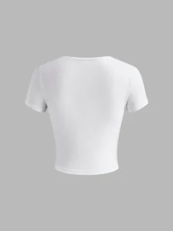 Pure Cotton Food Printed T-Shirt
