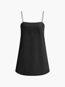 Pure Cotton Plain Cami Dress