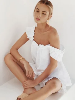 Pure Cotton Ruffle Shorts Set