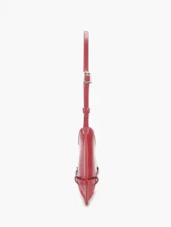 Red Leather Shoulder Bag