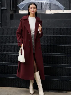 Regular Tweed Long Coat