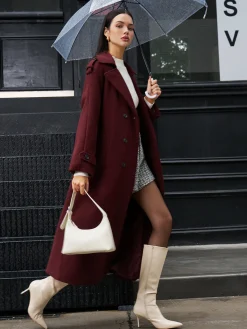 Regular Tweed Long Coat