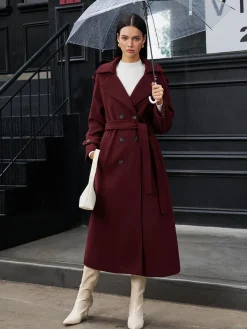 Regular Tweed Long Coat