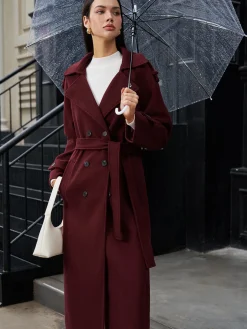 Regular Tweed Long Coat
