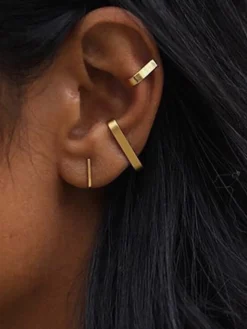 Retro E-Shape Ear Cuff