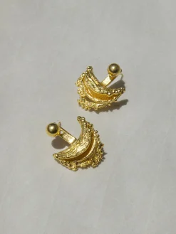 Retro Irregular Curved Stud Earrings