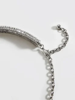 Retro Metal Twist Texture Choker