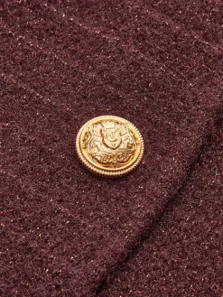 Retro Metal-Button Sweater Vest