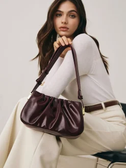 Retro Pleated Shoulder Bag